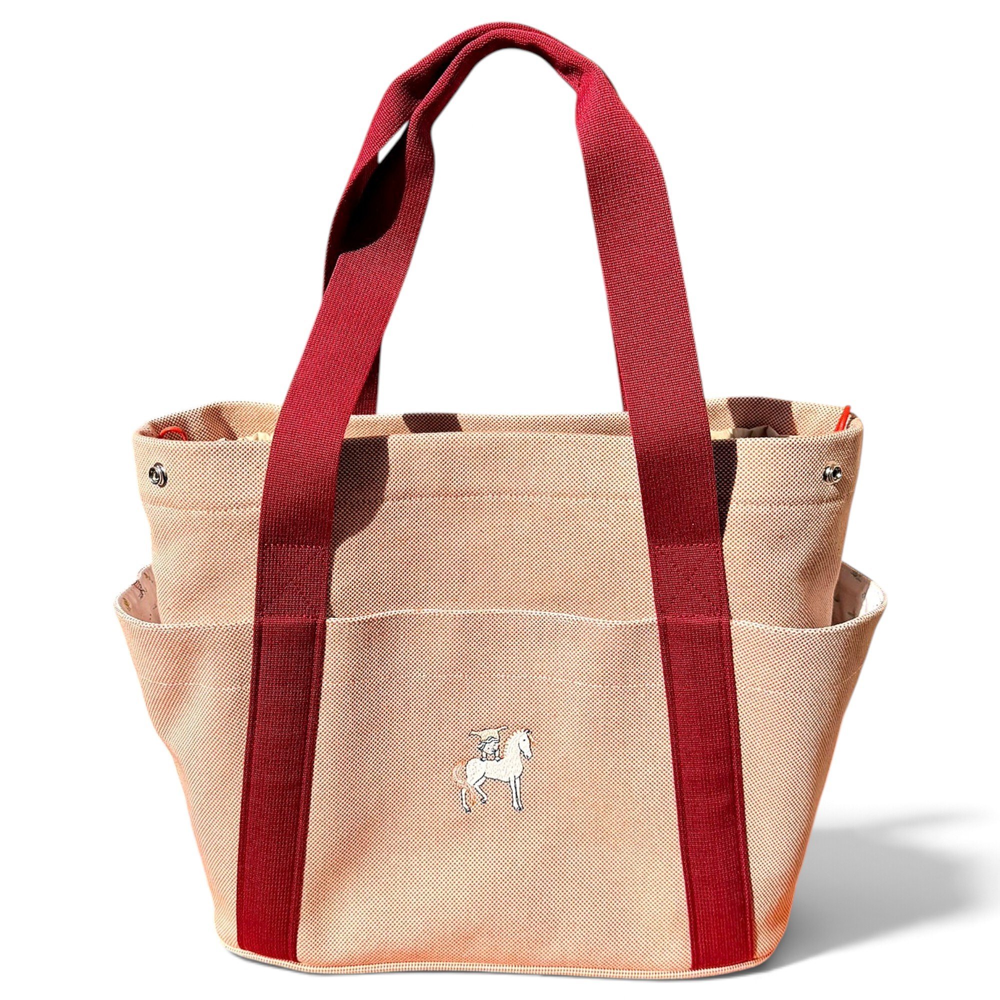 Hermes Opli Handbag Toile H Canvas