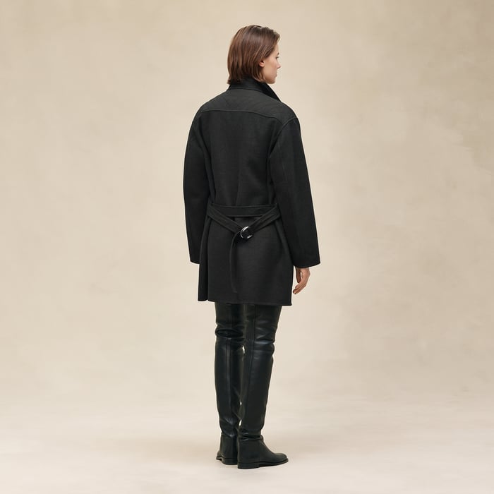 Gris Obscur "Chaine d'Ancre" Coat