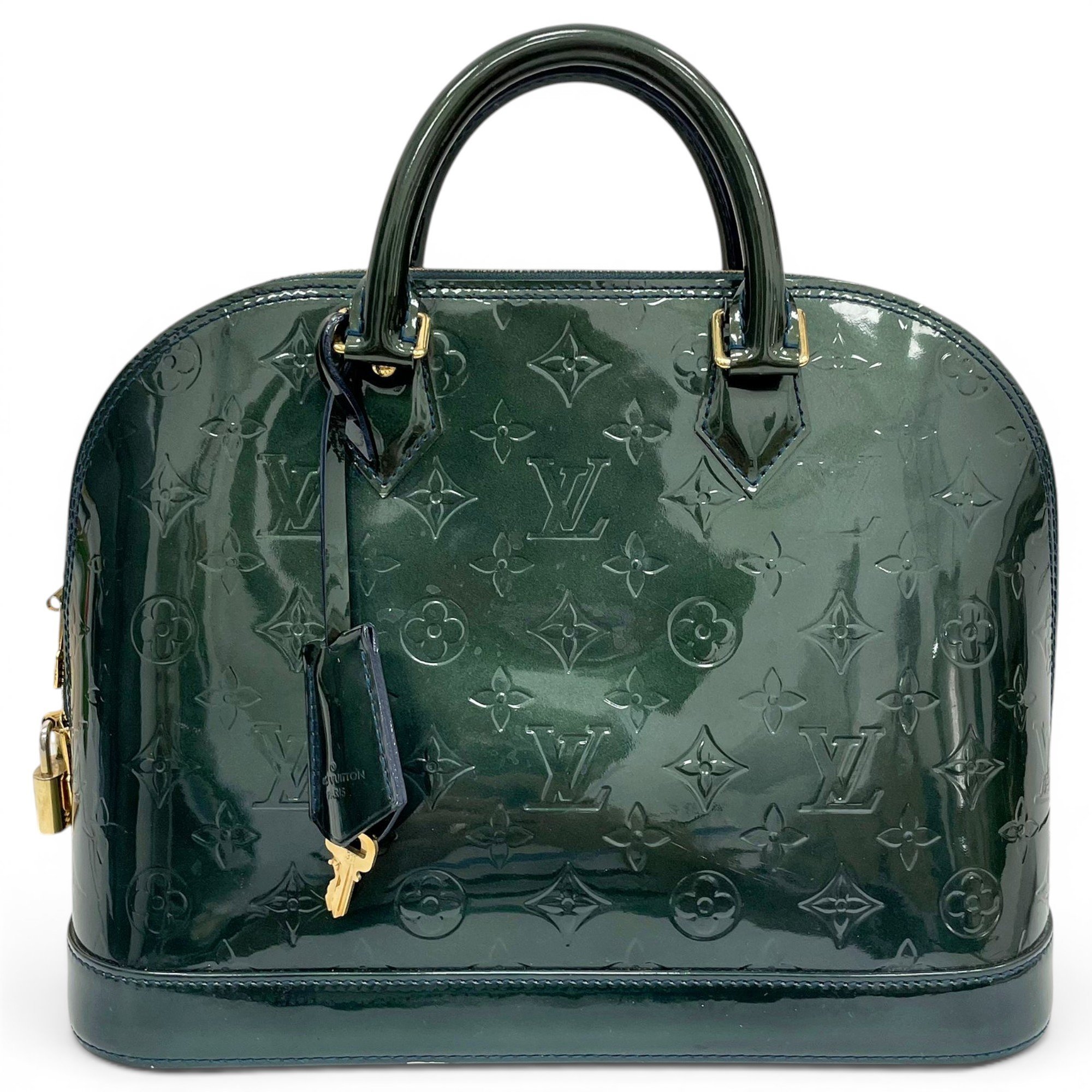 Alma patent leather handbag
