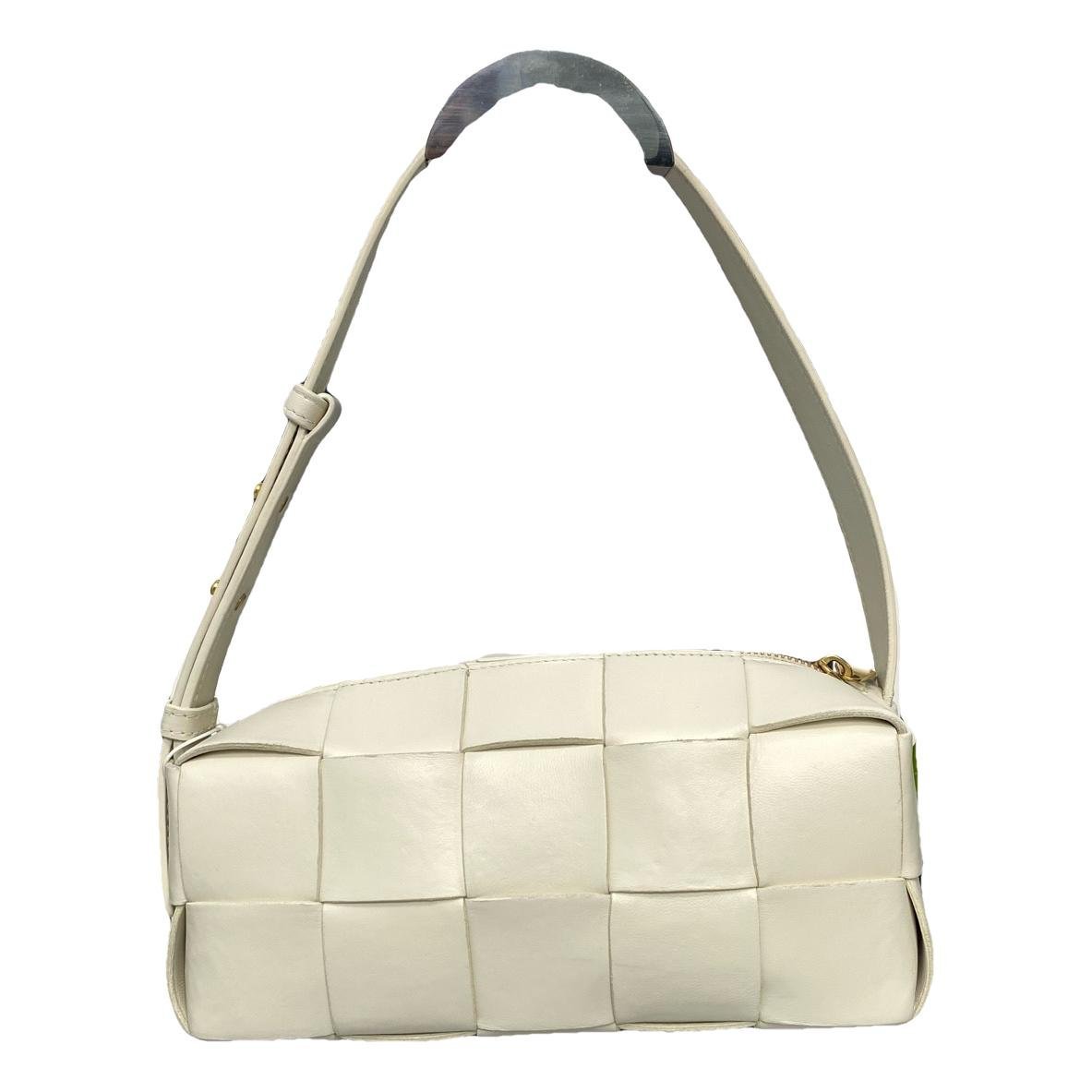 Cassette leather handbag