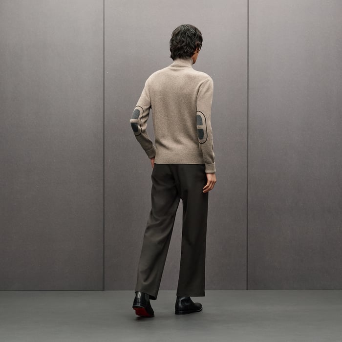 Vigoureux "Maillon Chaine d'Ancre" Zipped Cashmere Jacket