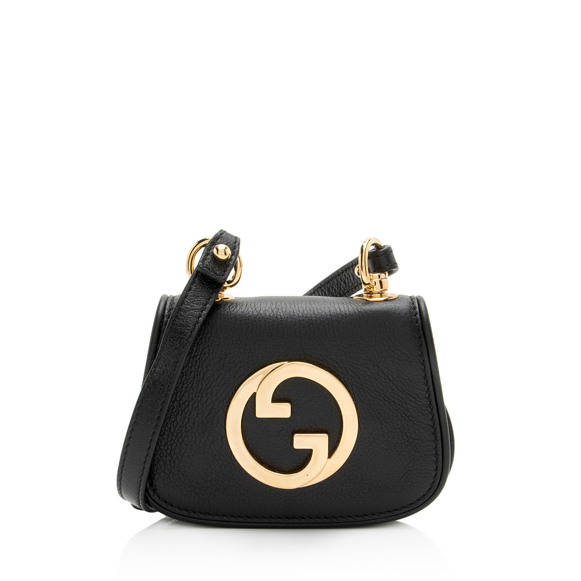Leather clutch bag