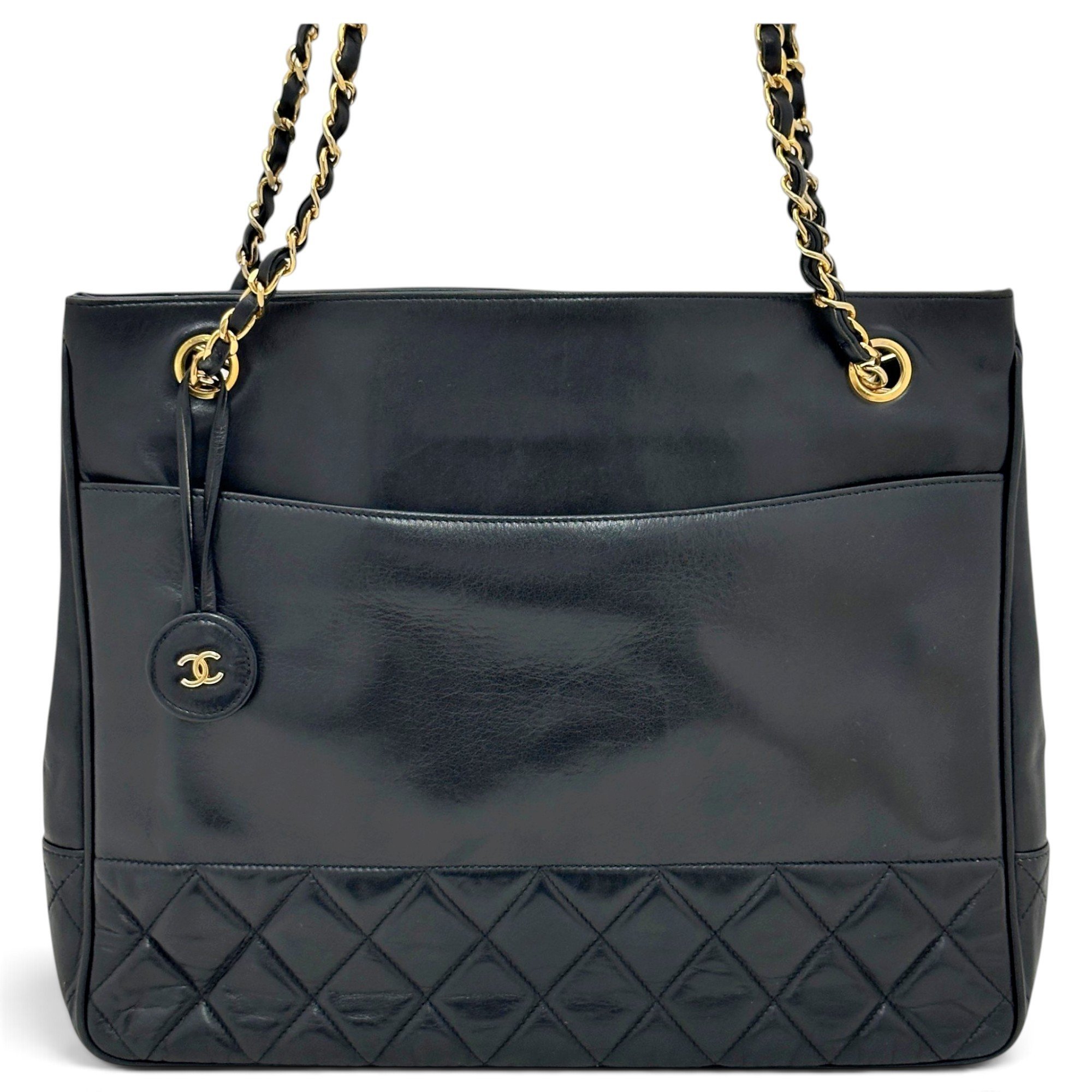 Leather tote