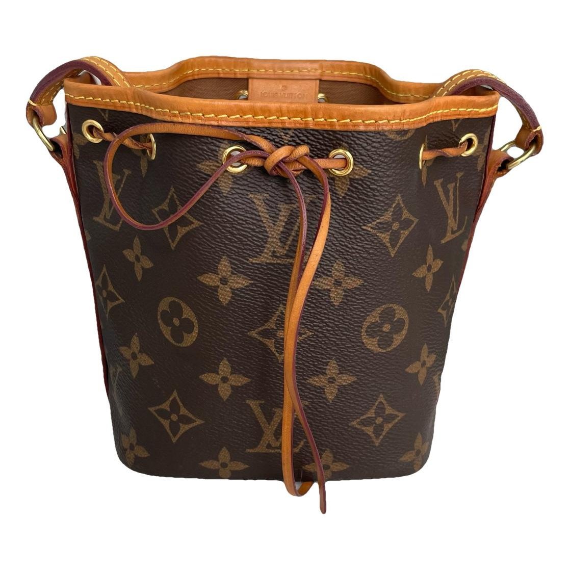 Nano Noé leather handbag