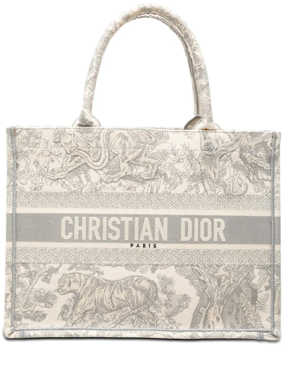 2020 Medium Canvas Embroidered Dioriviera Toile De Jouy Book tote bag