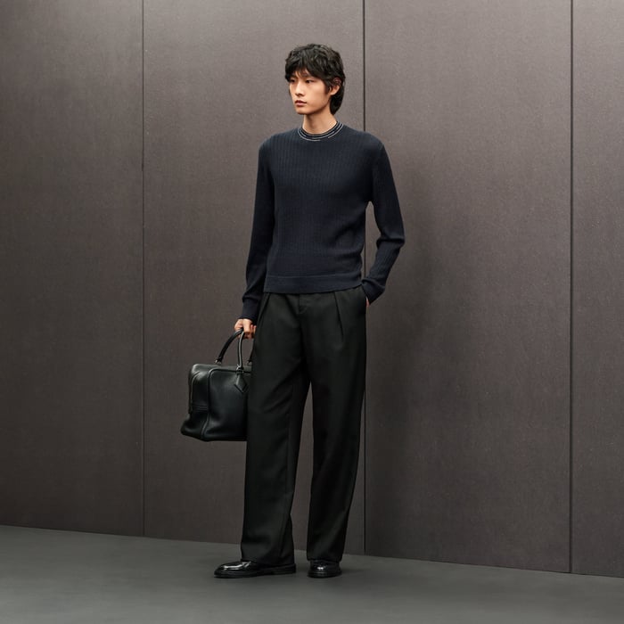Marine "Detail Etriviere Alpaga" Crewneck Sweater