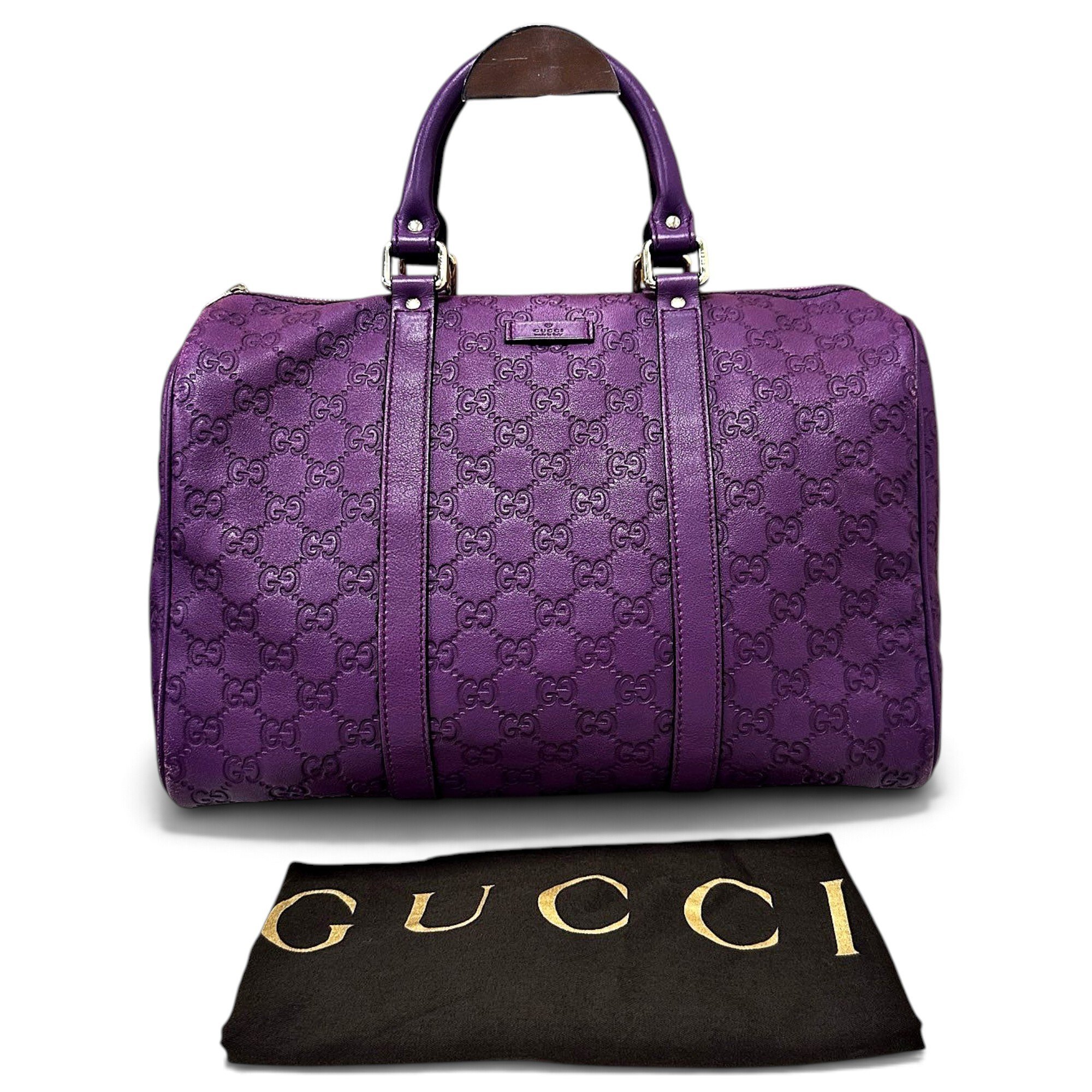 Boston leather handbag