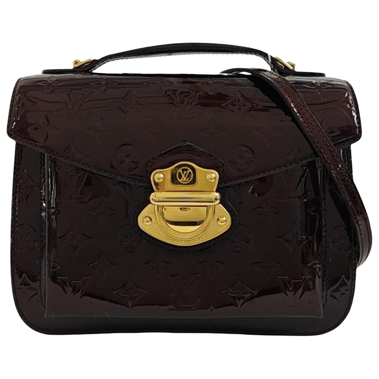 Mirada patent leather handbag