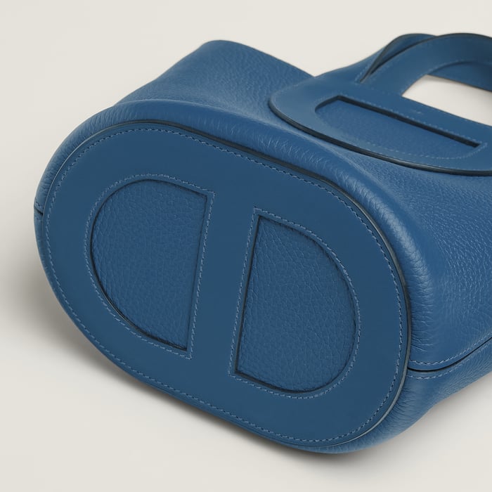 Bleu Tie Hermès In-the-loop 18 Bag