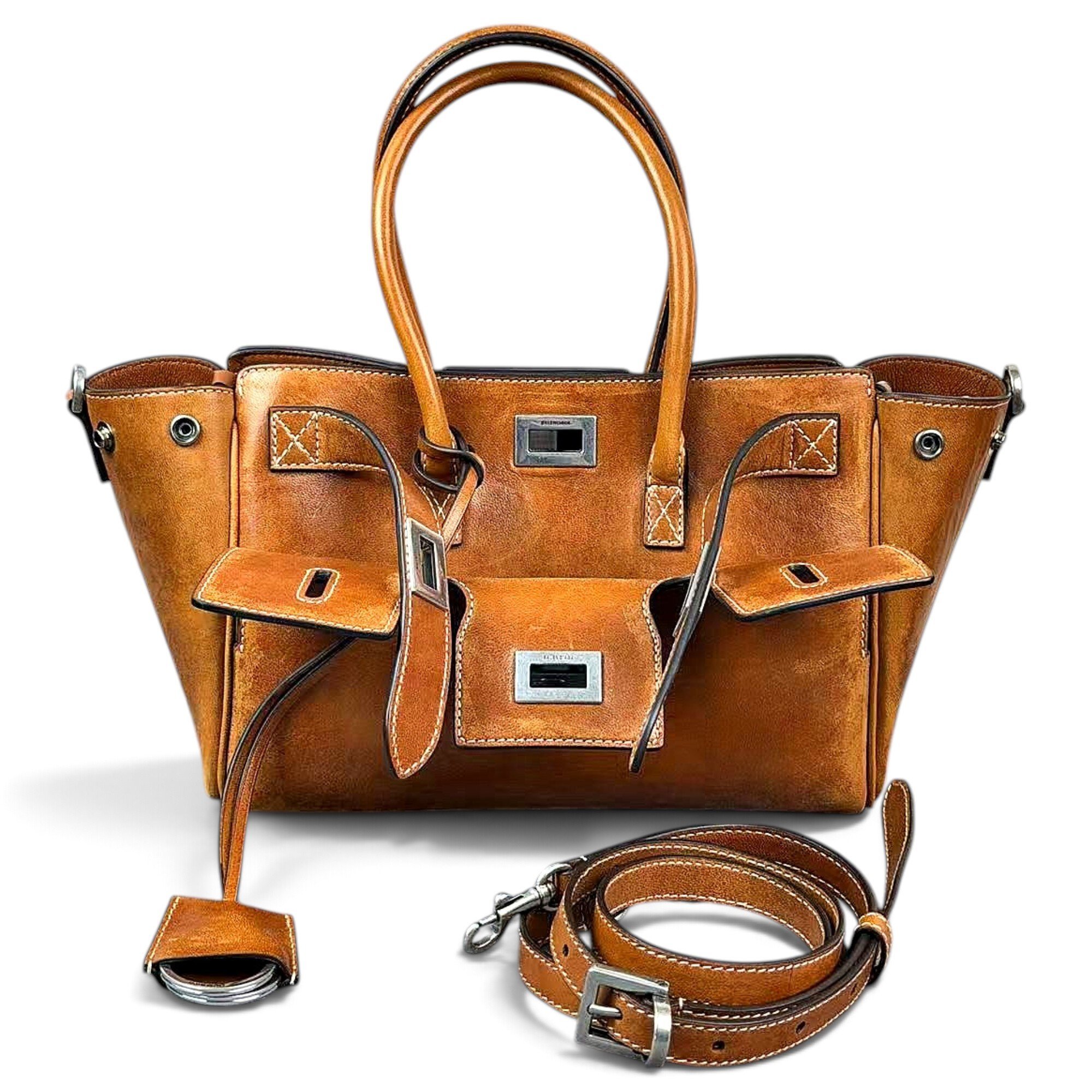 Carry All Bel Air leather handbag