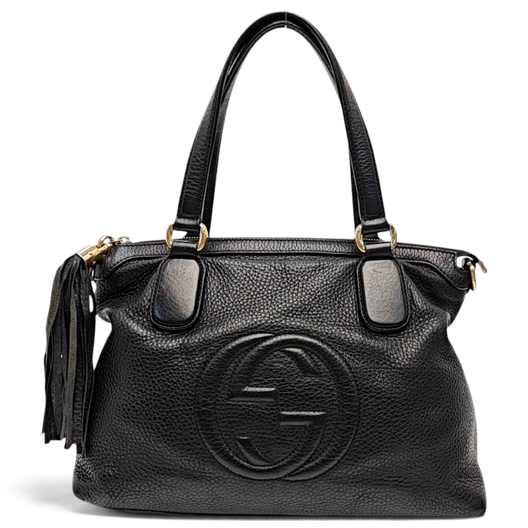 Soho Top Handle leather handbag