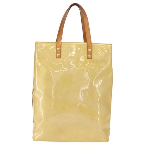 Reade patent leather handbag