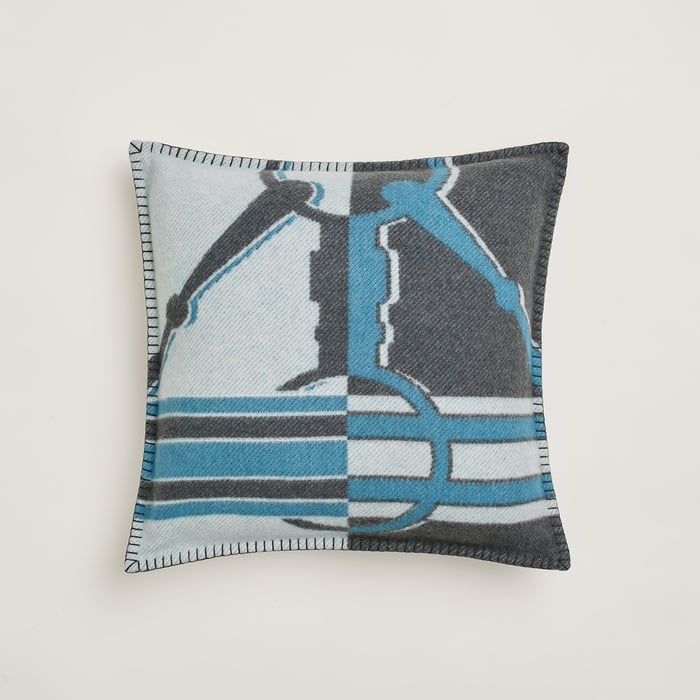 Indigo Tatersale Pillow