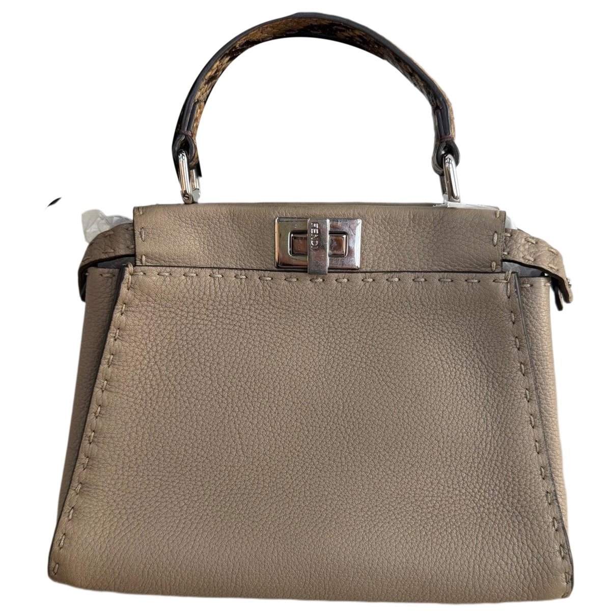 Peekaboo leather handbag