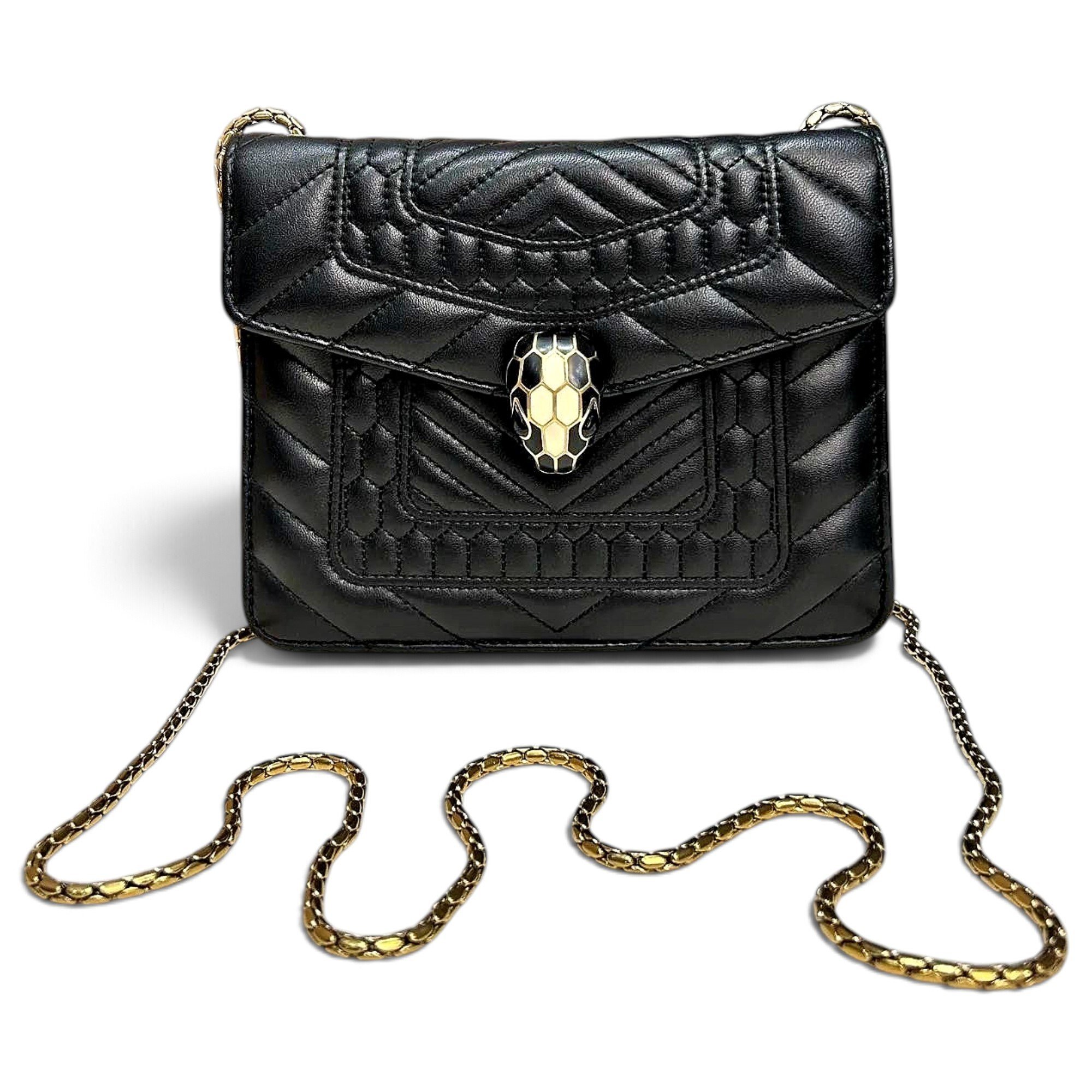 Serpenti leather crossbody bag