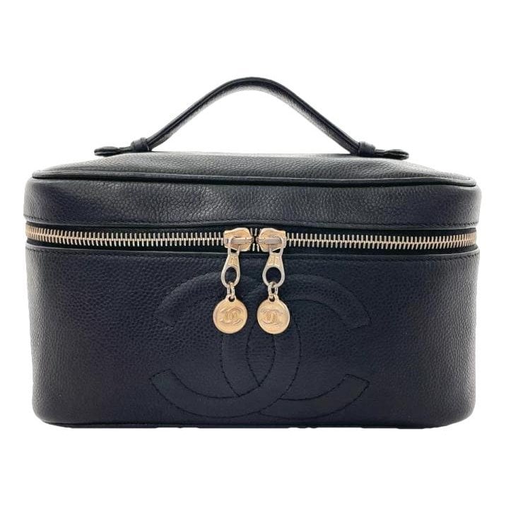 Vanity leather handbag