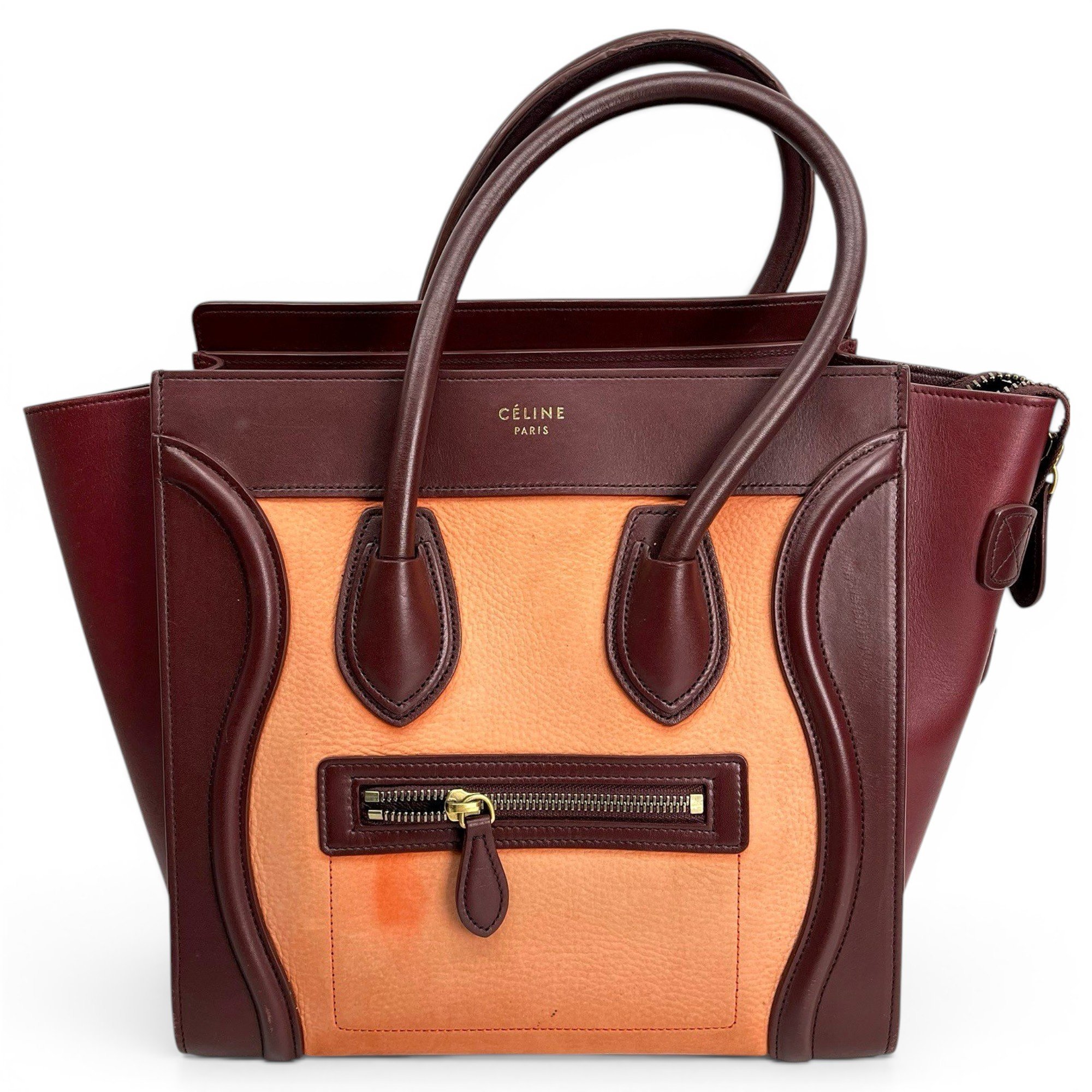 Luggage leather handbag