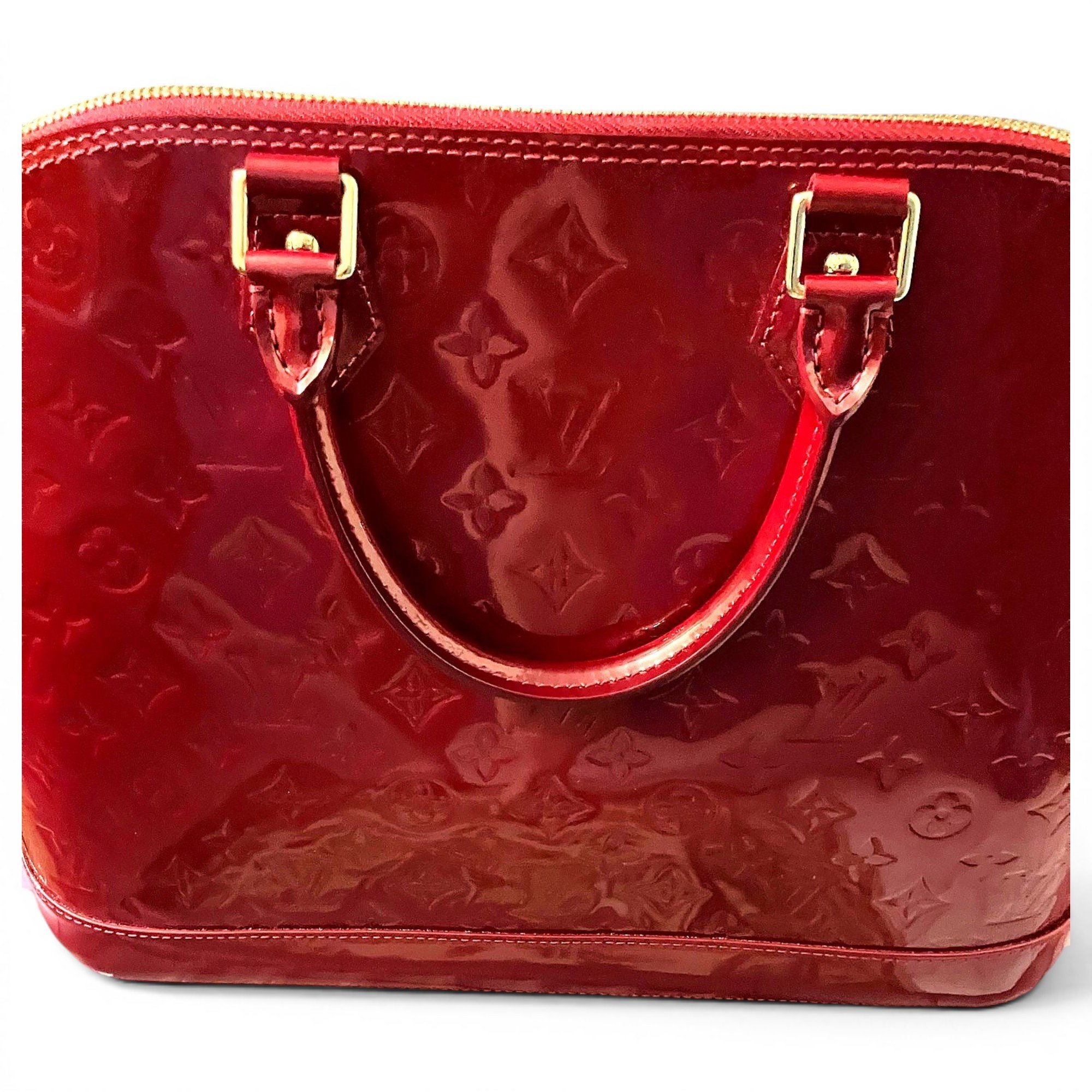 Alma patent leather handbag