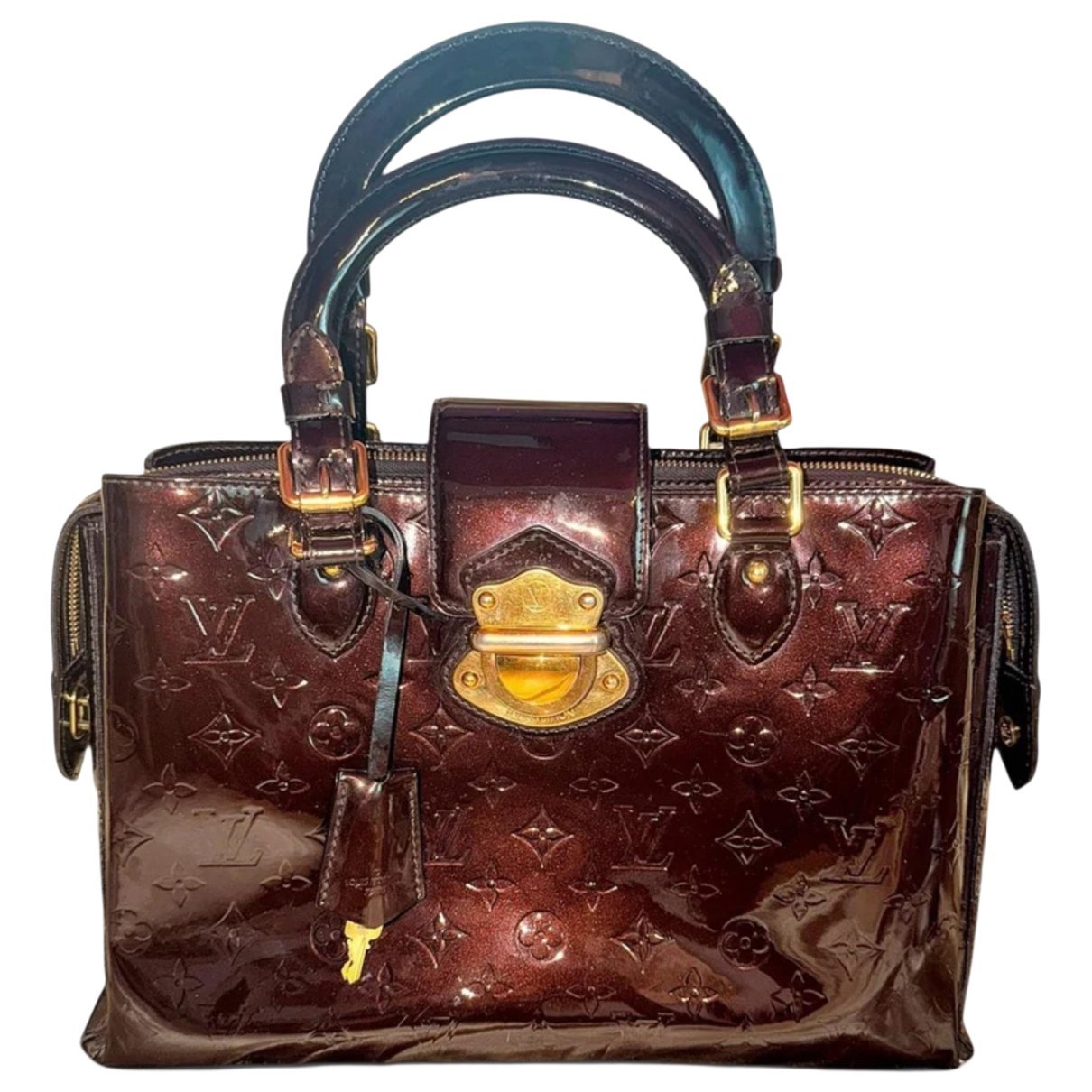 Melrose patent leather handbag