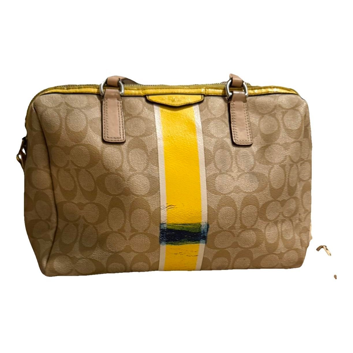 Patent leather handbag