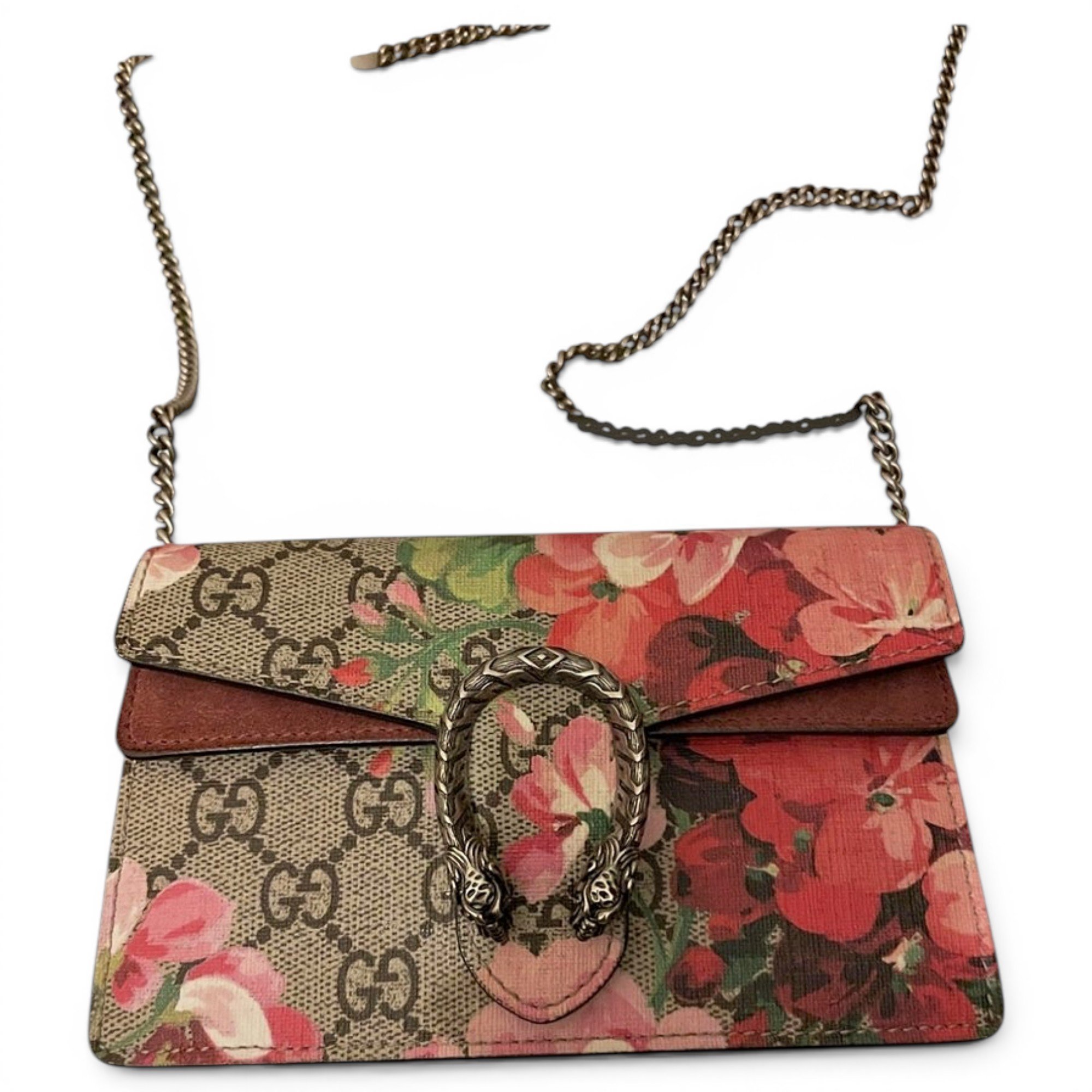 Dionysus Super Mini leather crossbody bag