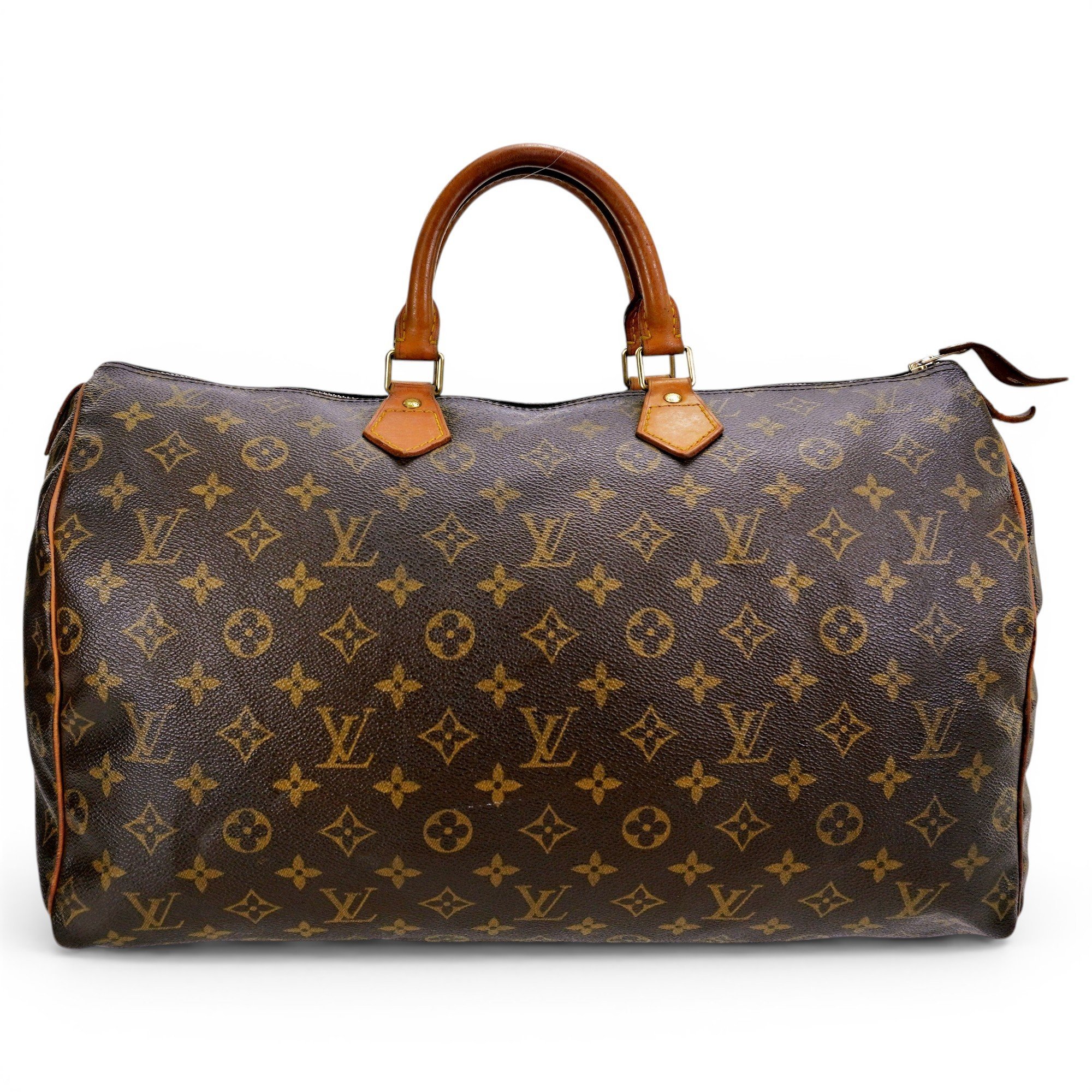 Speedy leather tote