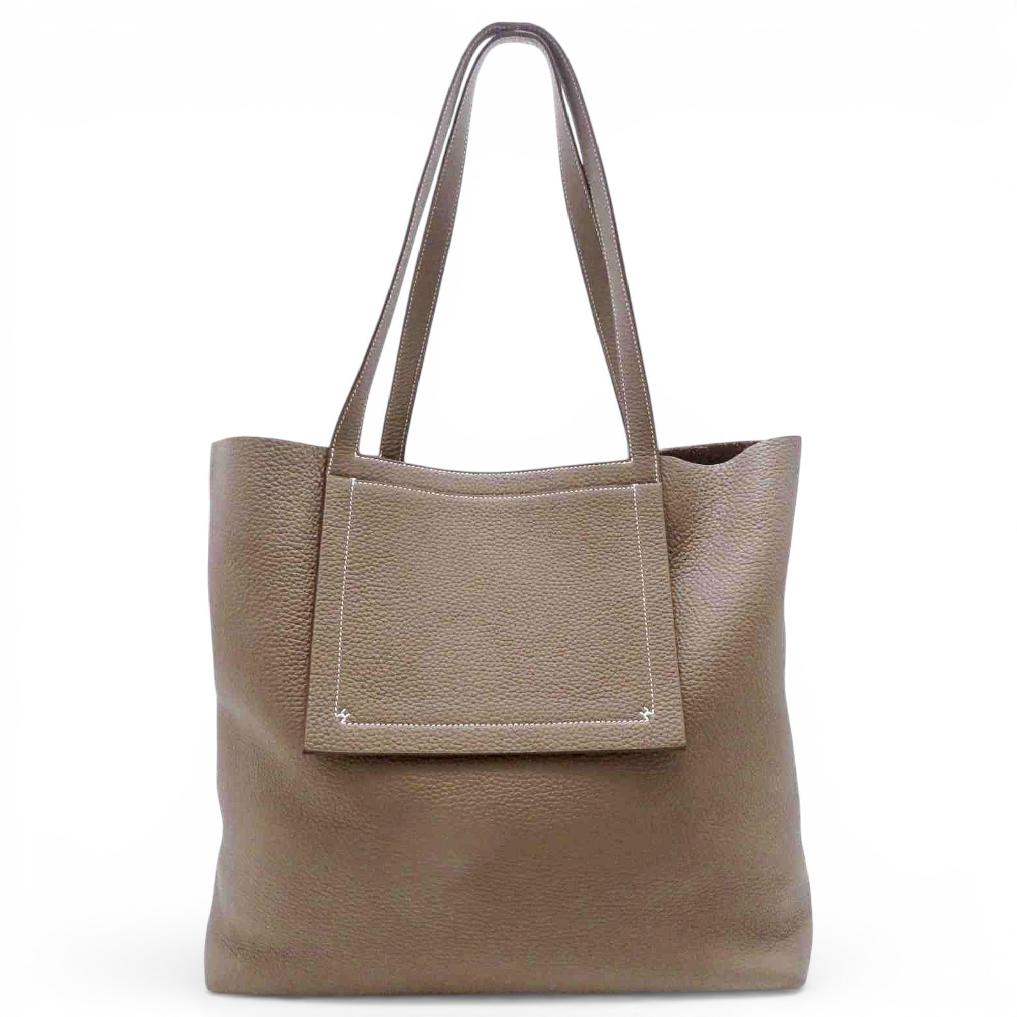 Leather tote