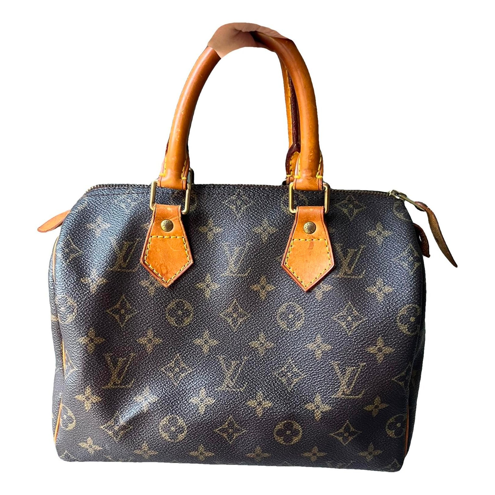 Speedy leather handbag