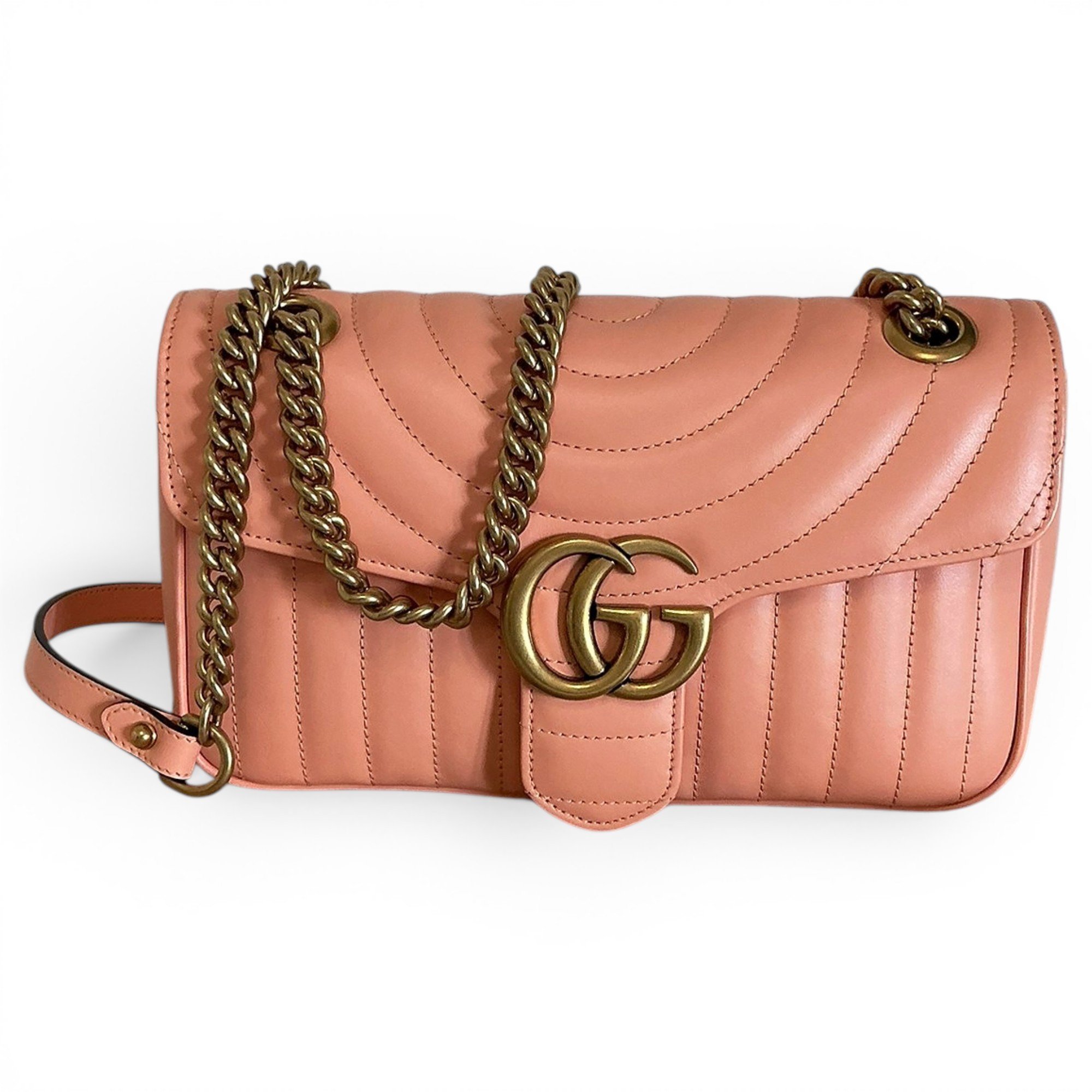GG Marmont Flap leather crossbody bag