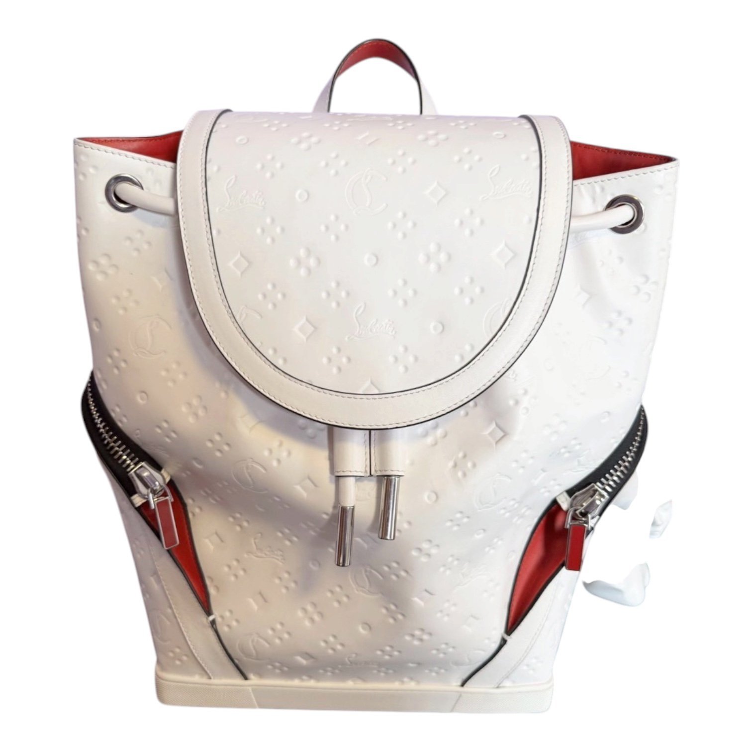 Leather backpack