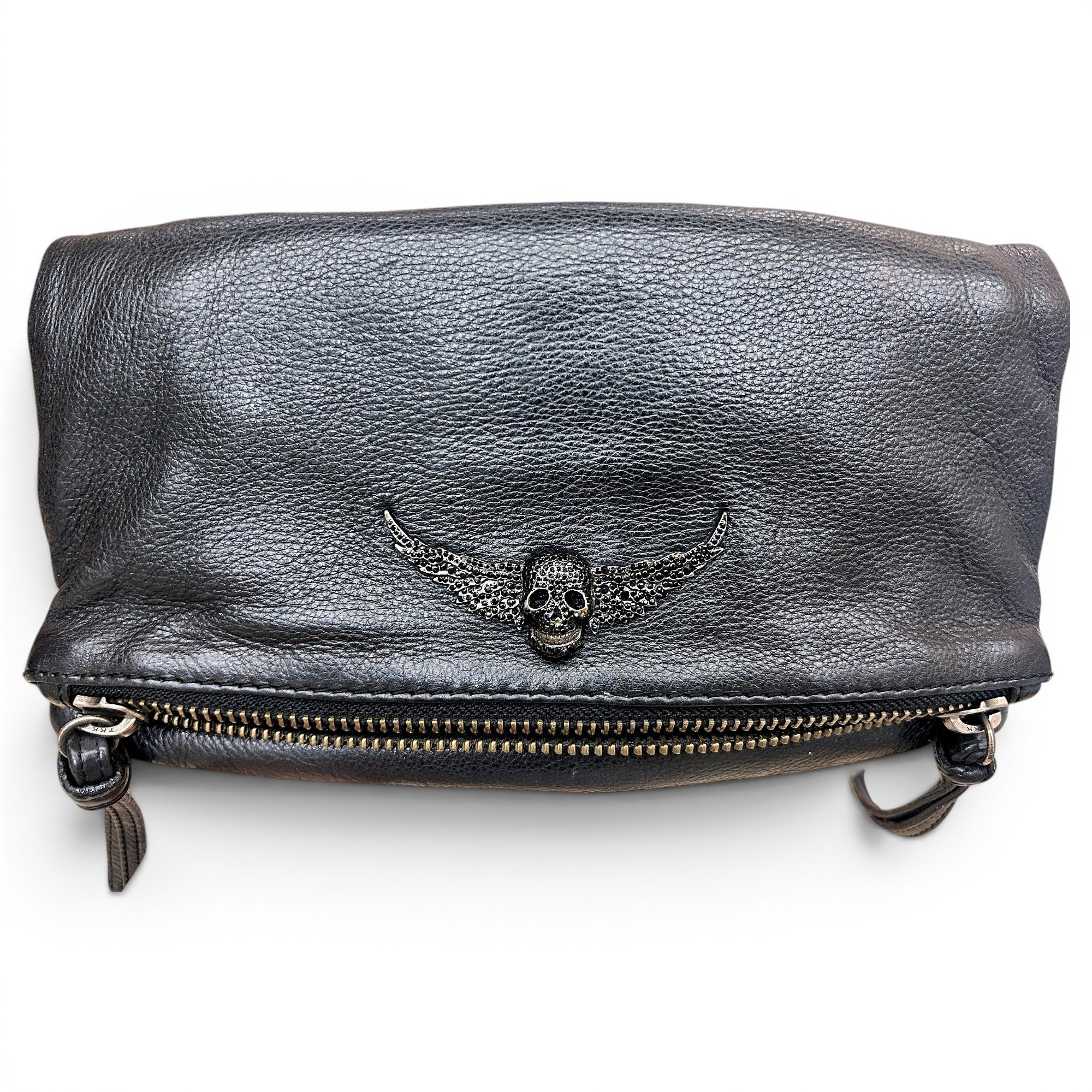 Rock leather crossbody bag