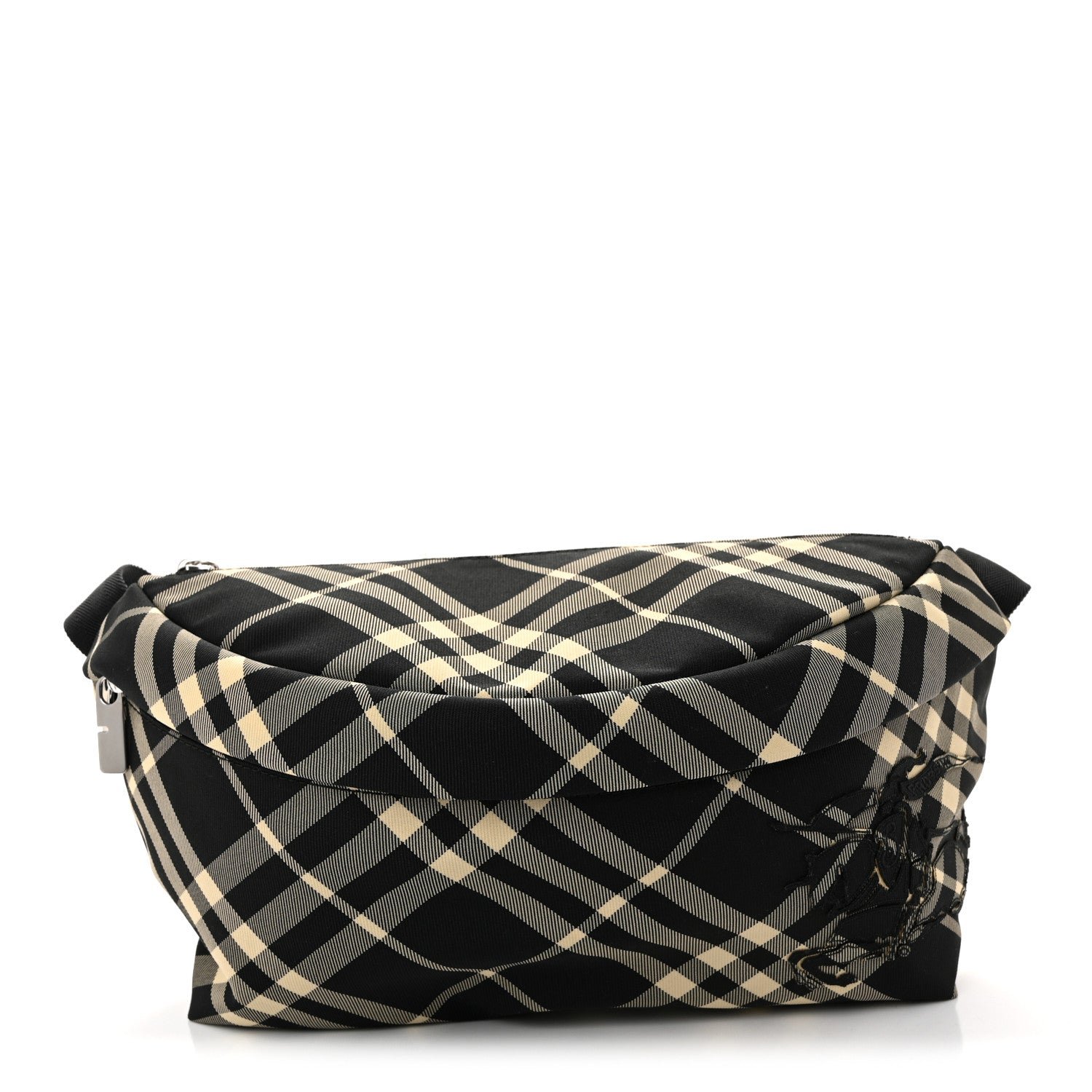 Burberry Burberry Canvas Check Essential Belt Bag Black Calico