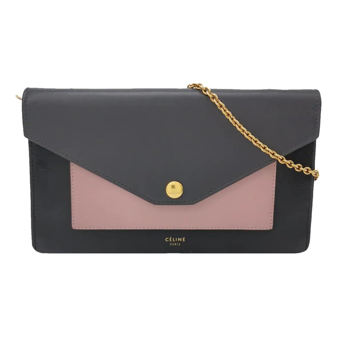 Pocket leather crossbody bag