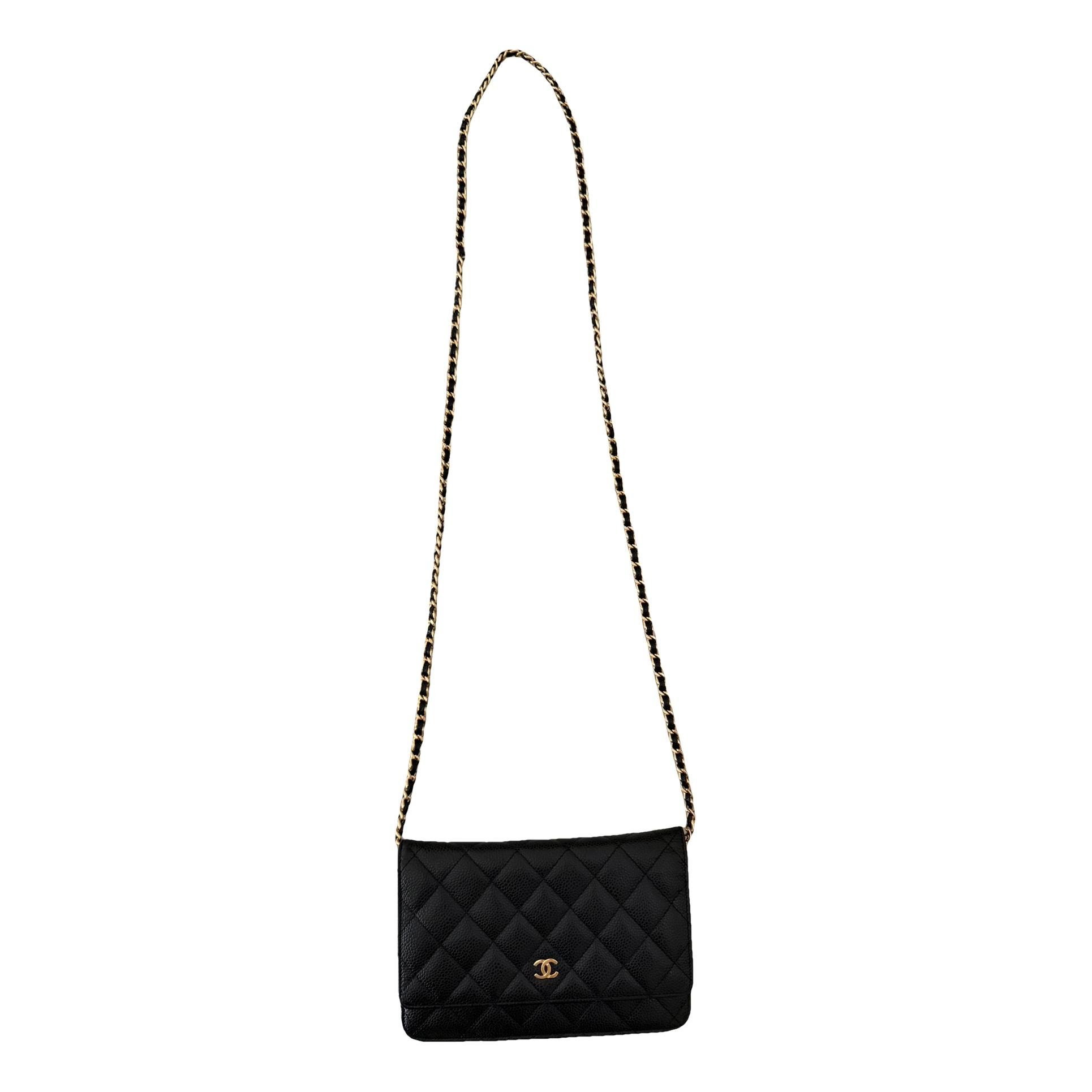 Wallet On Chain Timeless/Classique leather crossbody bag