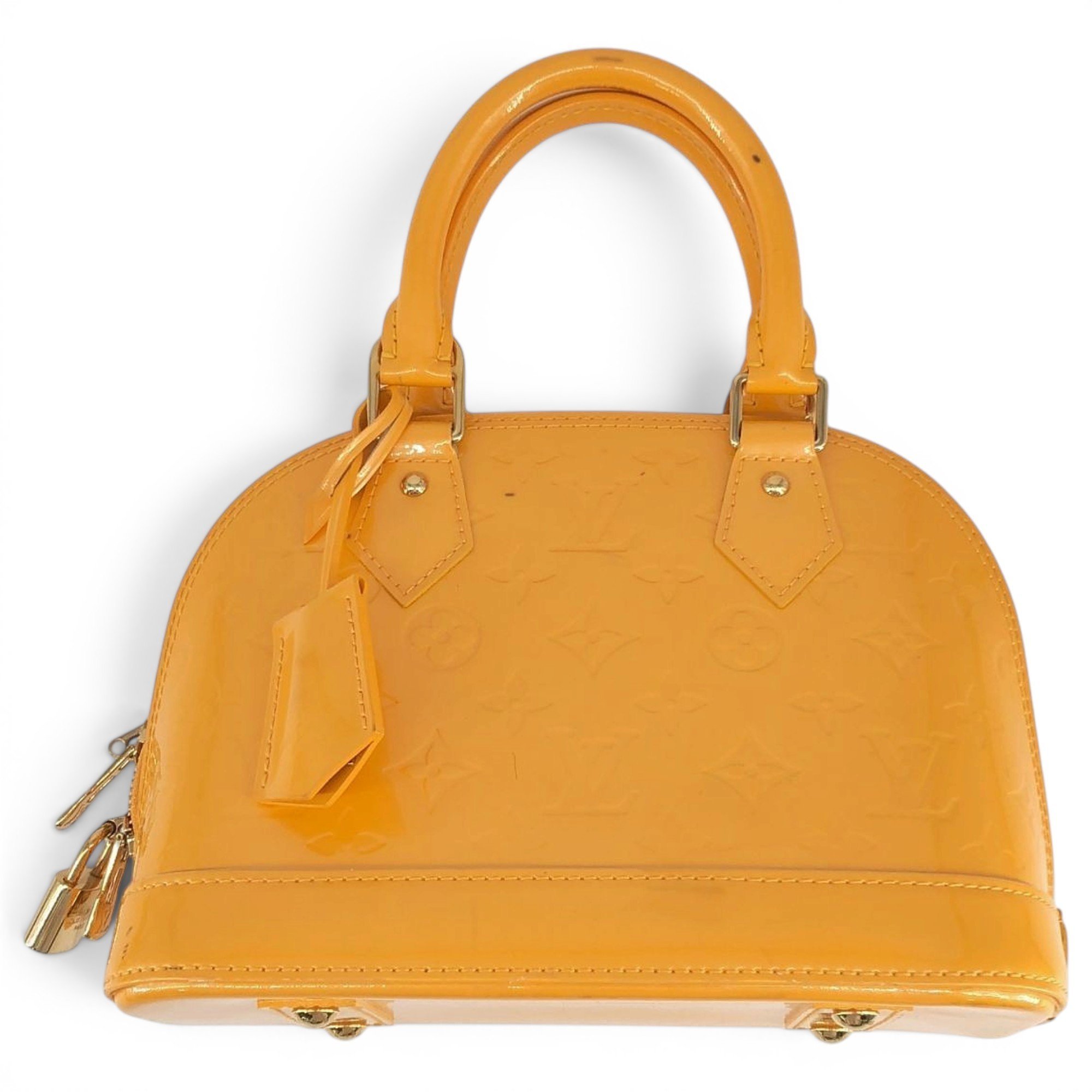 Alma BB patent leather handbag