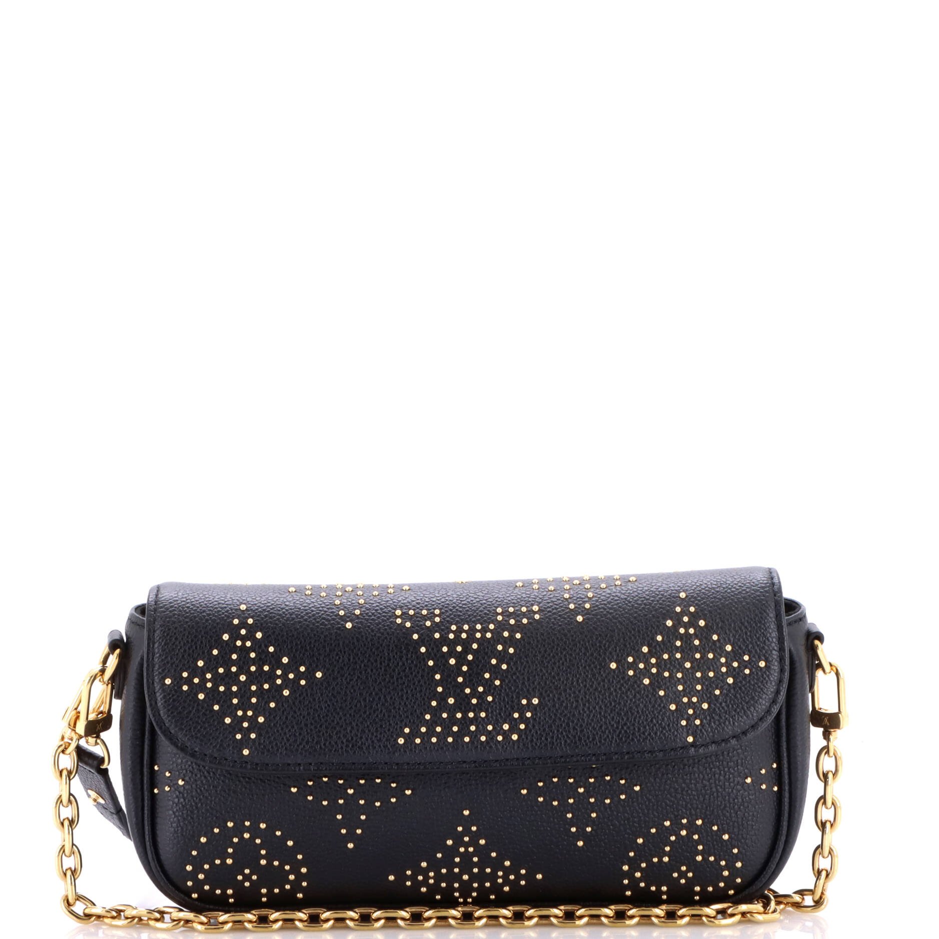 Ivy Wallet on Chain Studded Leather