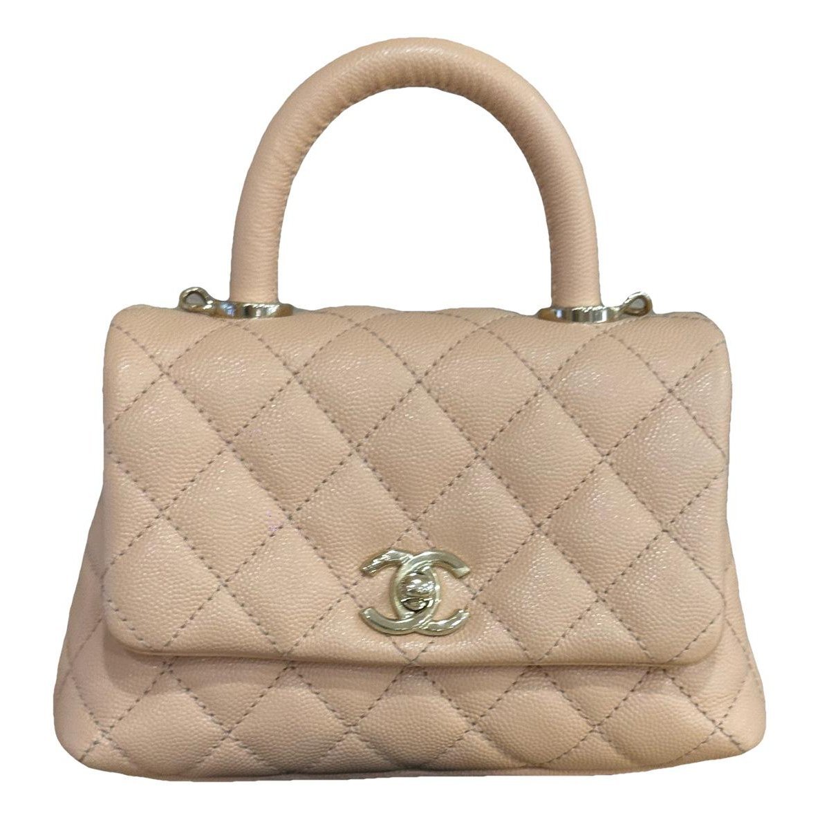 Coco Handle leather handbag