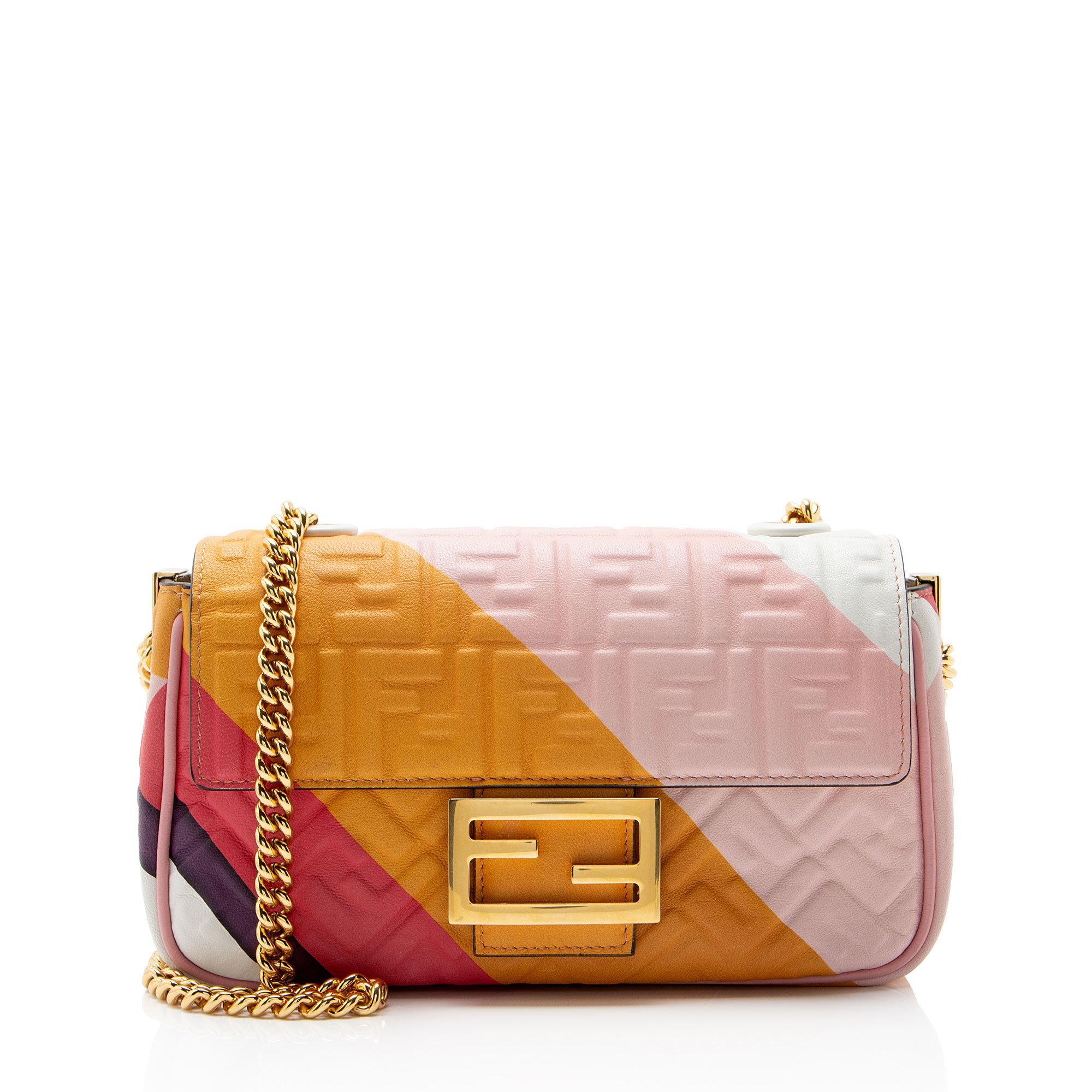 Baguette leather handbag