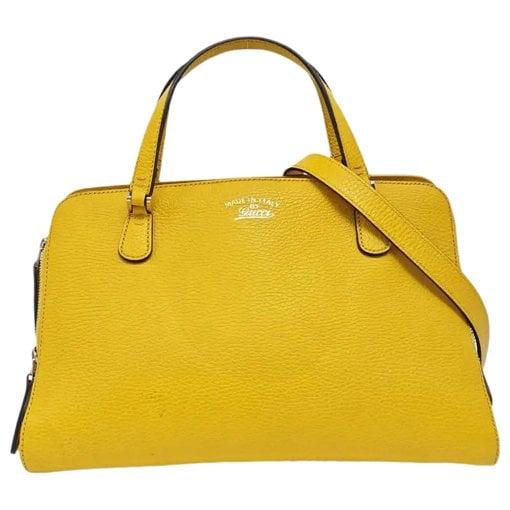 Leather tote