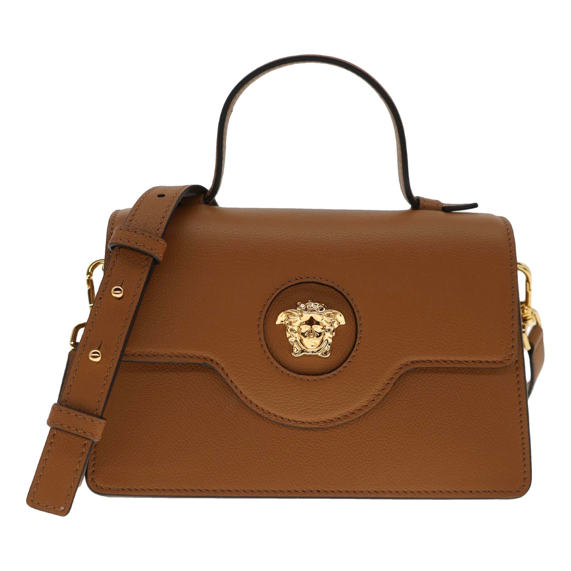 Versace La Medusa leather handbag