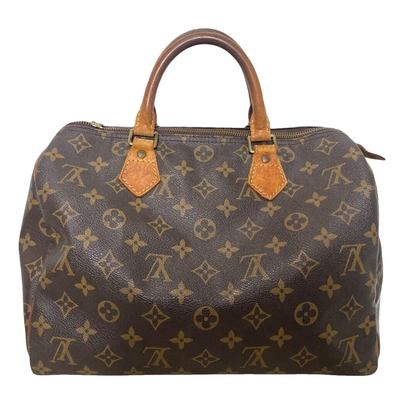 Speedy leather handbag