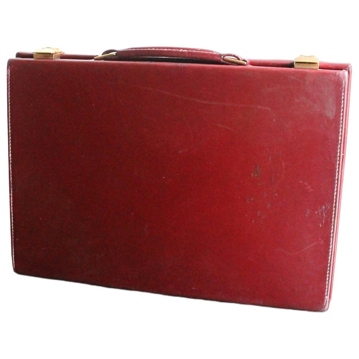 Leather vanity case