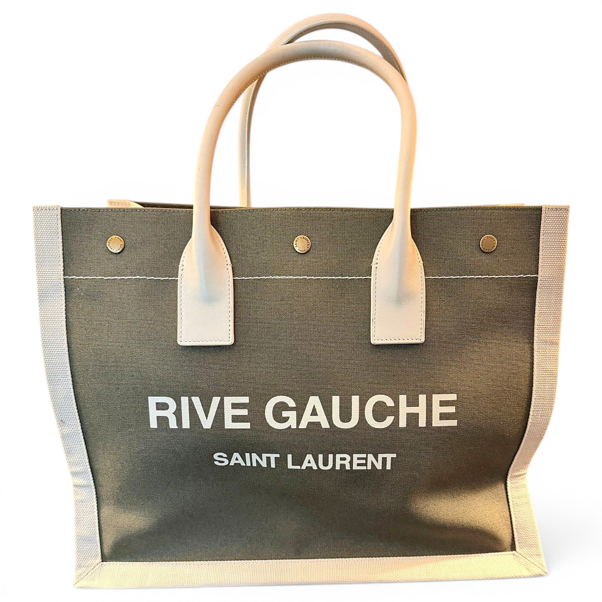 Rive Gauche linen tote