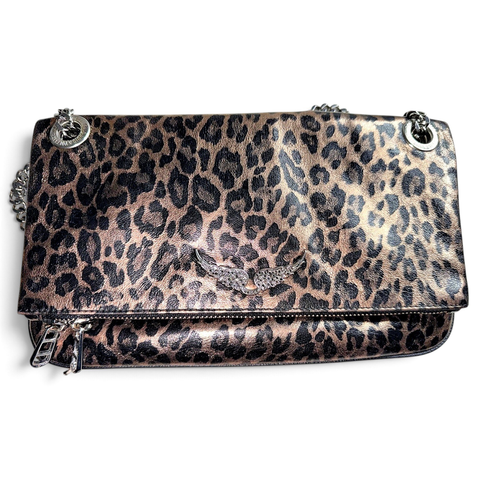 Rock leather handbag
