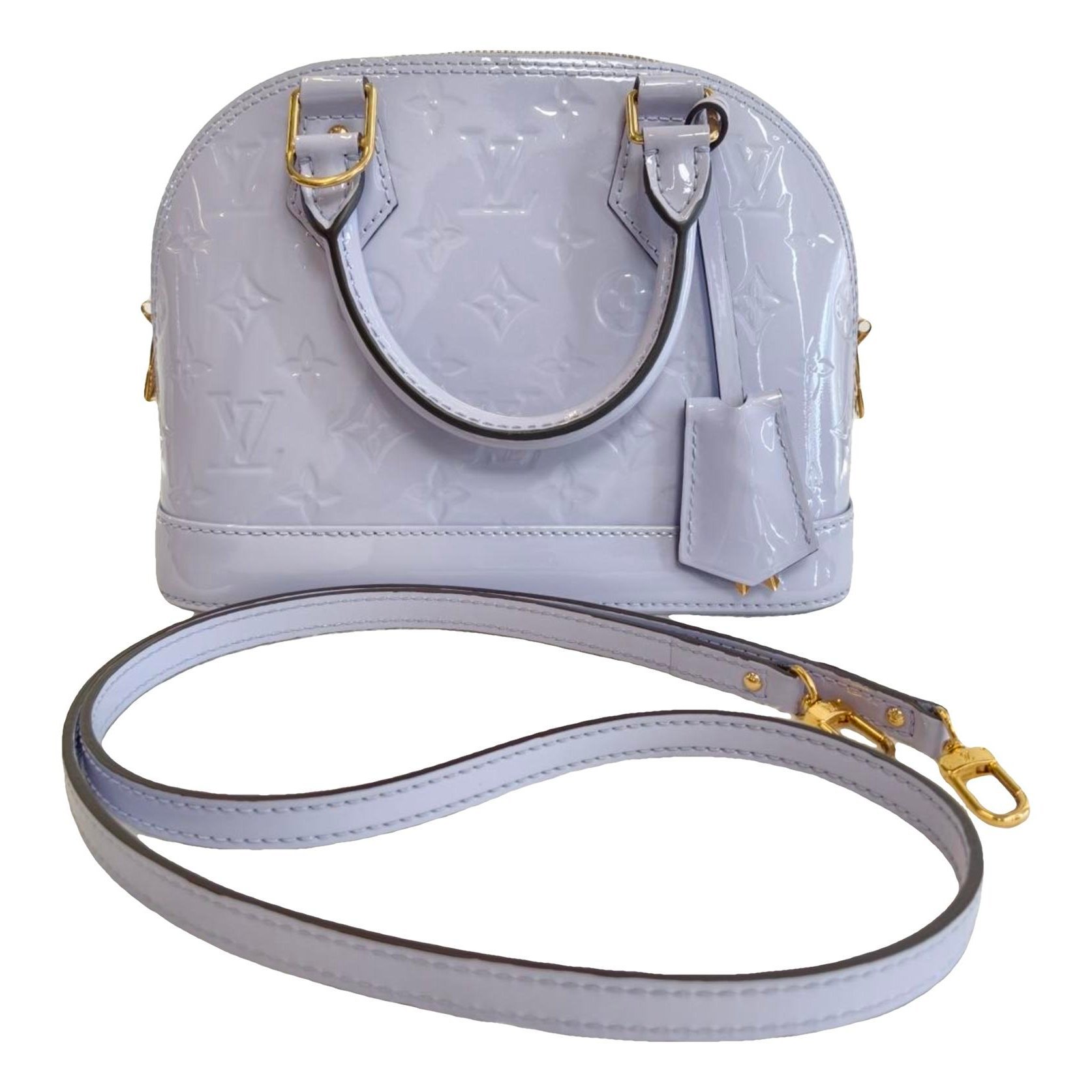 Alma patent leather handbag