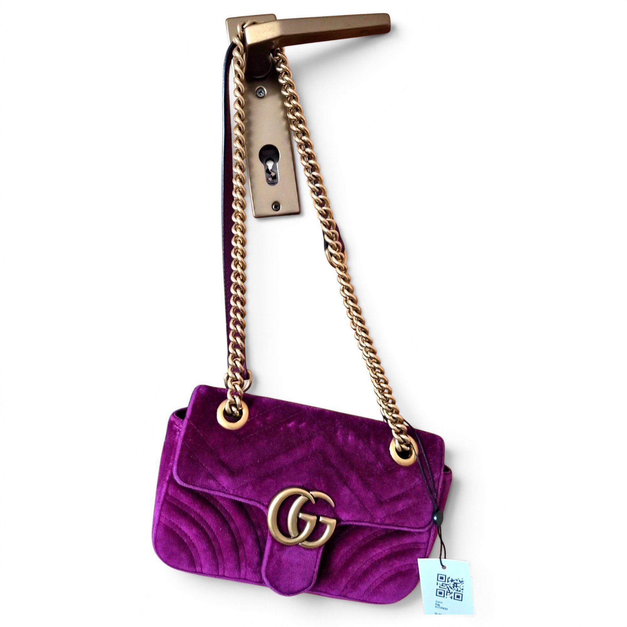 GG Marmont velvet handbag