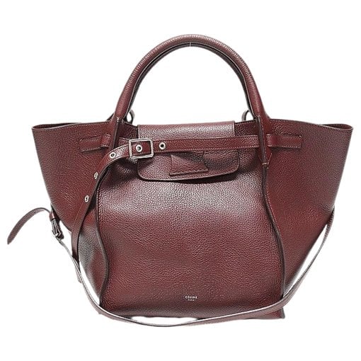 Leather clutch bag