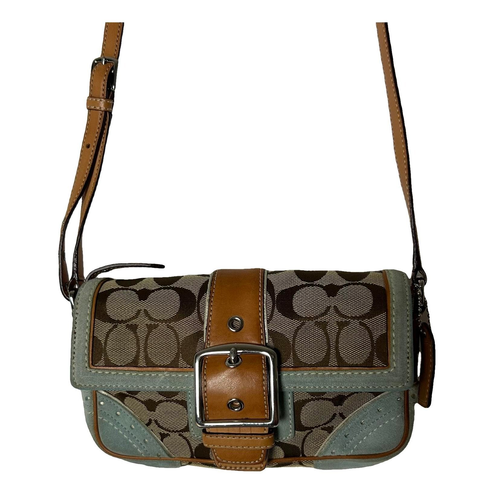 Signature Sufflette leather crossbody bag