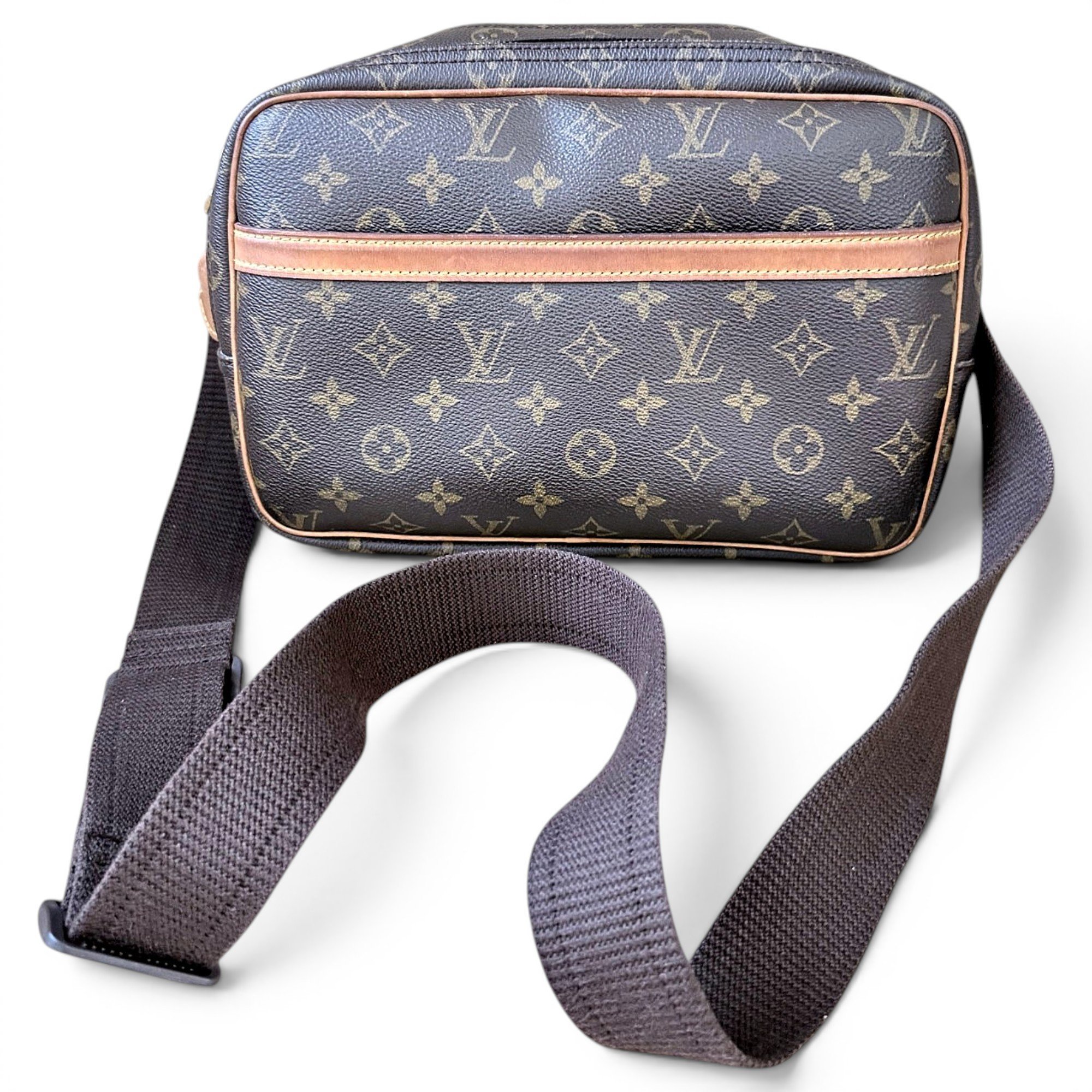 Reporter leather crossbody bag