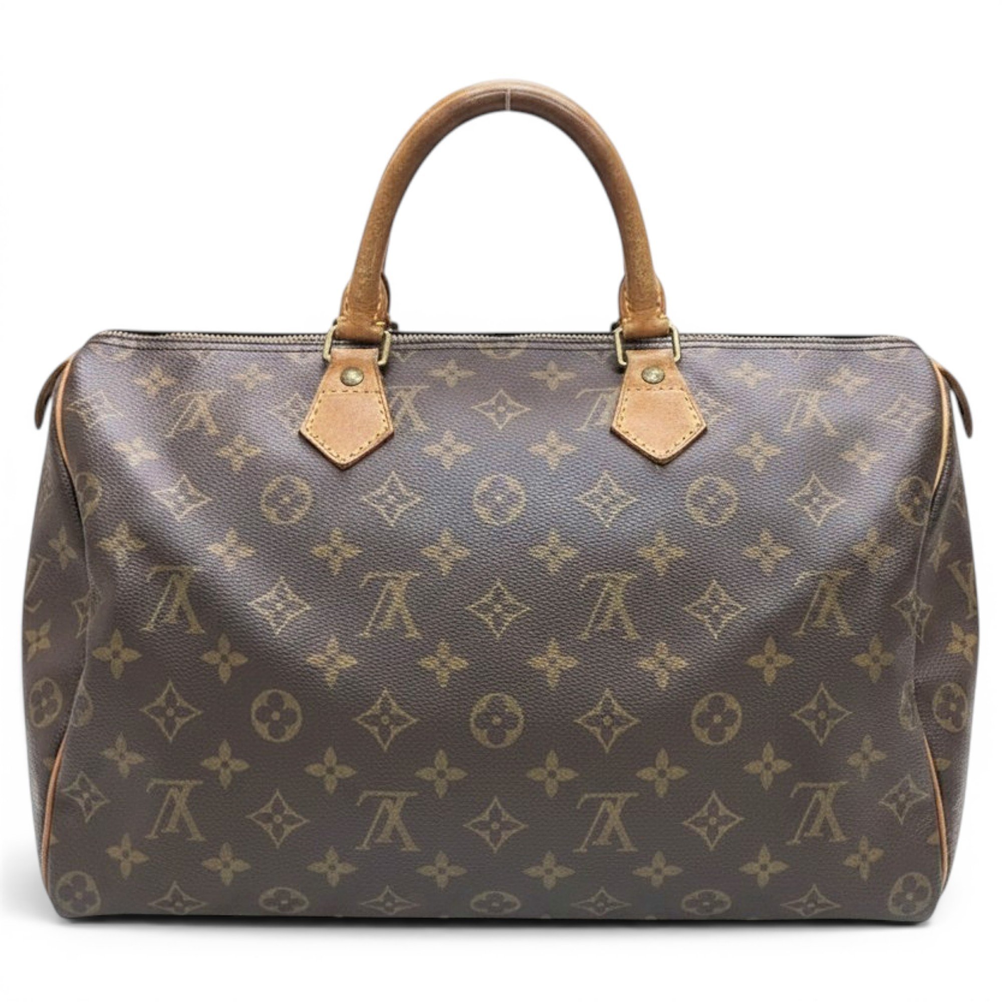 Speedy leather handbag